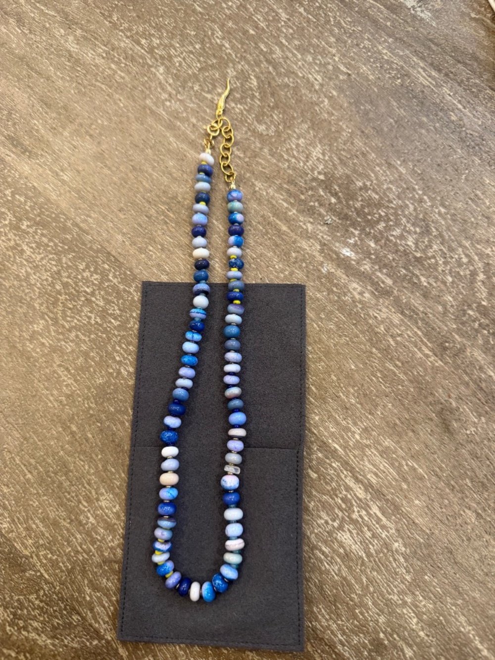 Spicy Dan Blue Opal Necklace